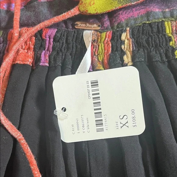 Free People Painted Lines Mini Dress Size XS NWT - Picture 7 of 13